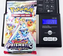 Pokemon TCG PRISMATIC EVOLUTIONS BOOSTER 8 PACK LOT Factory Sealed Heavy - Image 5