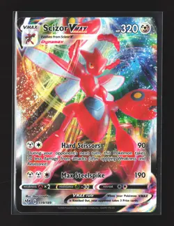 Pokemon SWSH03: Darkness Ablaze #119/189 Ultra Rare Scizor VMAX - Image 1