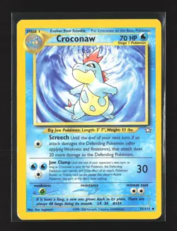 Pokemon Neo Genesis #031/111 Uncommon Croconaw (31) - Image 1