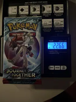 Heavy 22.66g Pokemon Sealed Journey Together Booster Pack - Image 1
