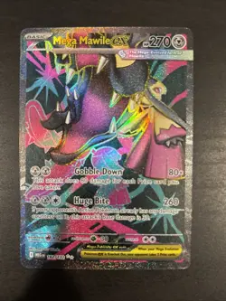Pokemon TCG Mega Mawile ex Ultra Rare ME01: Mega Evolution 162/132 NM - Image 1