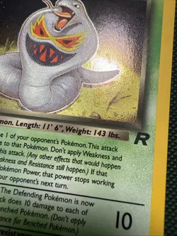 Dark Arbok 2/82 HOLO Team Rocket Pokemon TCG WOTC Vintage LP - Image 3