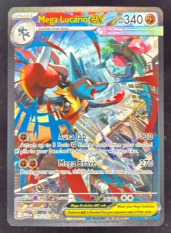 2025 Pokemon Mega Evolution #179/132 Mega Lucario ex Special Illustration Rare - Image 1