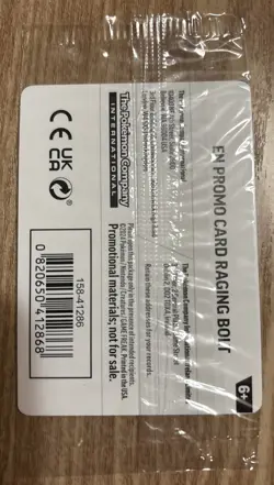 Pokemon TCG Raging Bolt 111/142 SEALED Stellar Crown STAMPED Best Buy Promo Pack - Image 2