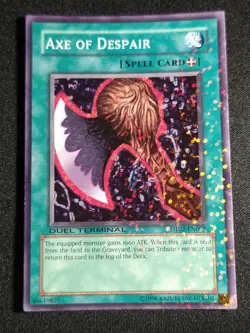 Yugioh - Axe of Despair DT02-EN092 Common Duel Terminal LP - Image 1