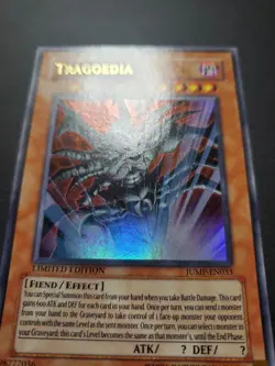 Yugioh - Tragoedia JUMP-EN033 Ultra Rare Promo - Image 3