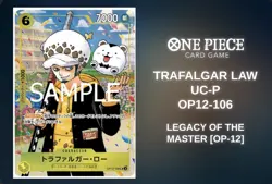 One Piece Trafalgar Law OP12-106 UC Japanese Promo (inside Manga volume) - Image 5