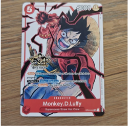 Monkey.D.Luffy - ST01-012 (3rd Anniversary) ST01-012 One Piece Promotion - Image 1