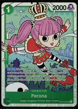 Perona OP12-034 SR One Piece CCG Legacy Of The Master English NM - Image 1