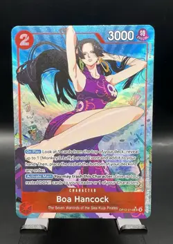 Boa Hancock (Alt Art) Super Rare OP12-014 One Piece Legacy Of The Master NM - Image 1