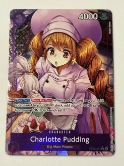 Charlotte Pudding OP08-067 Alt Art Parallel Foil One Piece Two Legends English - Image 1