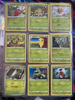 Pokemon Collection Binder 108 Lot Cards Assorted Eras Lot - Image 1