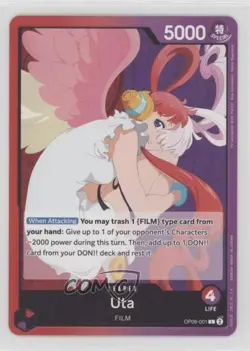 2023 One Piece Card Game: Wings of Captain OP06 L Uta #OP06-001 - Image 1