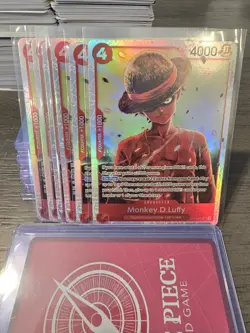 Monkey D. Luffy OP12-015 SR Legacy of the Master - ONE PIECE Card Game ENGLISH - Image 1