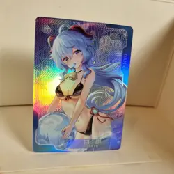 Ganyu- SSR - Foil - Senpai Goddess Haven Story Anime Waifu Card - Image 3