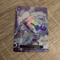 Gum-Gum Giant OP09-078 Luffy One Piece English Manga Card The Best vol.2 PRB-02 - Image 1