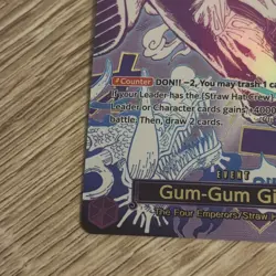 Gum-Gum Giant OP09-078 Luffy One Piece English Manga Card The Best vol.2 PRB-02 - Image 4