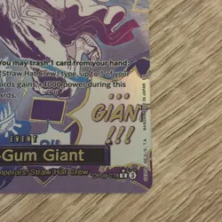 Gum-Gum Giant OP09-078 Luffy One Piece English Manga Card The Best vol.2 PRB-02 - Image 5