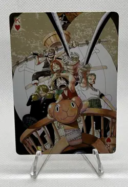 One Piece TCG Golden Playing Cards 3x Card Bundle - Nami/Nico Robin/Straw Hat - Image 4