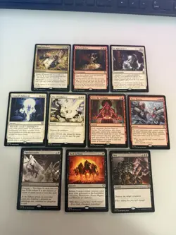 Magic The Gathering Rare Gold Symbol 19 Card Lot Sorcery/Enchant/Artifact/Instan - Image 1