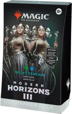 Magic: The Gathering Modern Horizons 3 Commander Deck - Tricky Terrain 100-Card - Image 1