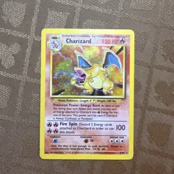 Pokemon TCG Charizard 1999 Holo Rare Card 4/102 Base Set Unlimited - Image 1