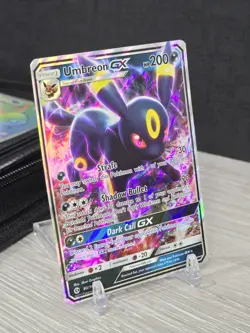 Pokemon Card TCG Umbreon GX Full Art Ultra Rare Holo 80/149 Sun and Moon Base - Image 1