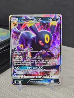 Pokemon Card TCG Umbreon GX Full Art Ultra Rare Holo 80/149 Sun and Moon Base - Image 3