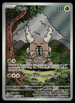 Pokemon Cards Pinsir 168/167 Twilight Masquerade Illustration Rare NM - Image 1