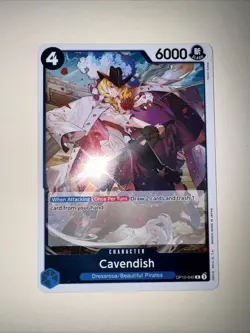 OP10-045 Cavendish : Rare English One Piece TCG Card : OP10: Royal Blood - Image 1