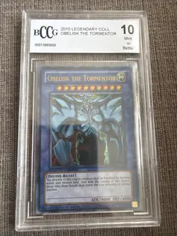 2003 Yu-Gi-Oh! Obelisk the Tormentor PSA 10 Promo Card - Image 1