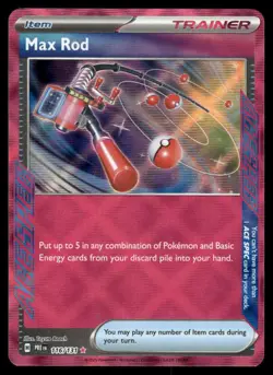 Pokemon Cards Max Rod 116/131 Prismatic Evolutions ACE SPEC Rare NM - Image 1