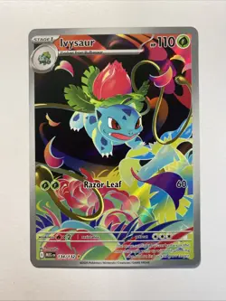 Ivysaur - Mega Evolution - Illustration Rare Holo 2025 Pokemon Card - Image 1