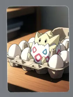 Pokemon Fanart TOGEPI Card by SPACED_OUT - Image 1