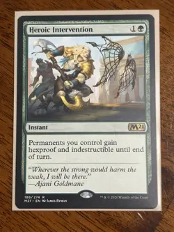 Heroic Intervention - MTG Core Set 2021 - Magic The Gathering - Image 3