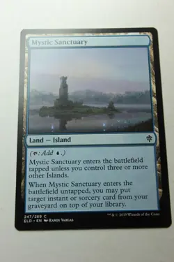 MTG Mystic Sanctuary x1- -Throne of Eldraine-Lightly Played - Image 1