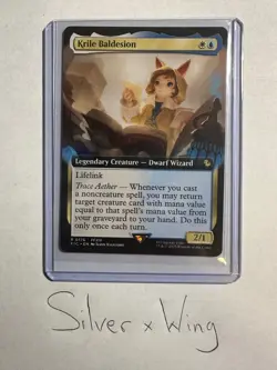 Krile Baldesion Extended Art x1, Magic the Gathering, MTG, Final Fantasy, FIN,NM - Image 1