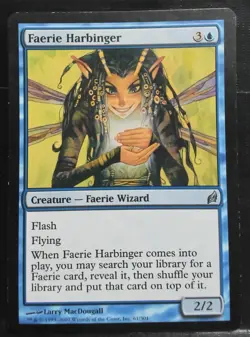 Faerie Harbinger 61/301 Lorwyn Regular NM8 - Image 1