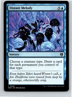 Magic the Gathering Distant Melody Wilds of Eldraine Commander MTG Free Shipping - Image 1
