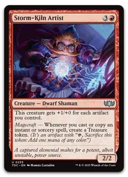 Storm-Kiln Artist #235 (NM) Tarkir Dragonstorm TDC Magic MTG - Image 1