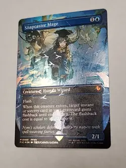 Mtg Magic Snapcaster Mage 0469 (Borderless Chocobo Track Foil) Final Fantasy - Image 1