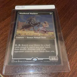 WOTC Double Masters 2022 Weathered Wayfarer (Foil Etched) (R) (Foil) MT OOP - Image 1