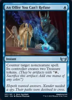 An Offer You Can't Refuse [Streets of New Capenna] Foil Near Mint - Image 1