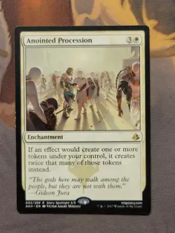 1x Anointed Procession - Amonkhet Rare Enchantment MTG LP - Image 1