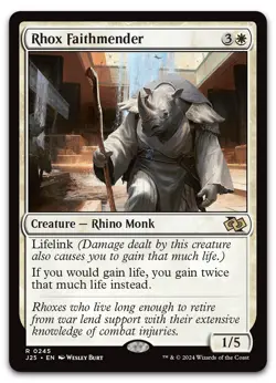 Rhox Faithmender #245 (NM) Foundations Jumpstart J25 Magic MTG - Image 1