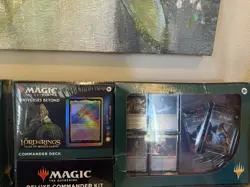 MTG LOTR Deluxe Commander Kit - Set of 4 Decks (Elven/Food/Mordor/Riders) - Image 4