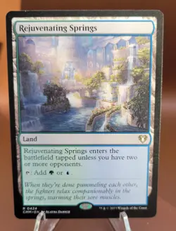 Rejuvenating Springs x1 MTG Commander Masters Magic Near Mint NM English - Image 1