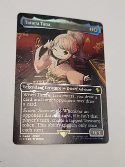 MTG Magic Tataru Taru 466 Borderless Chocobo Track Foil MTG: Final Fantasy NM - Image 2