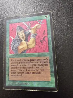 Magic the Gathering MTG BERSERK Beta Edition (x1) - Excellent Condition - Image 2