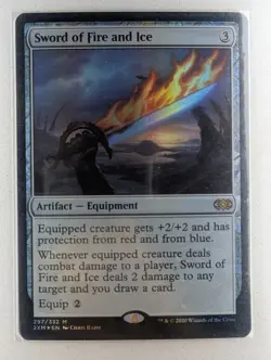 Sword of Fire and Ice Double Masters Foil Magic the Gathering MTG - Image 1